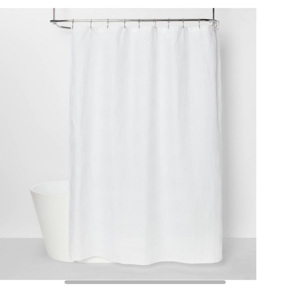 Threshold Bath New Threshold Waffle Inset Shower Curtain Poshmark